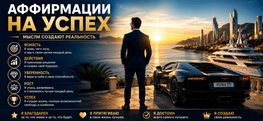 Аффирмации на успех