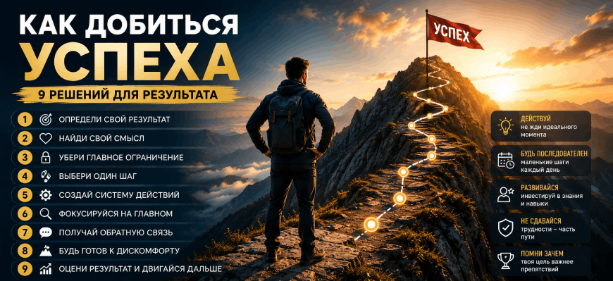 Как добиться успеха